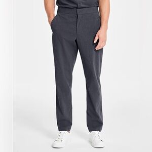 NWT Alfani Men’s Breathable Suit Pants 38W 30L in Gray Work Dressy Wedding